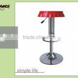 Height Adjustable Pub Club Chair Kitchen Plastic Morden Bar Stools thumbnail-3