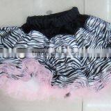 Baby Kids Children's Zebra Tutu Skirt Wholesale Pettiskirts