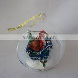 Crystal Balls Dollarma One Dollar Cheapest XMS Christamas Bear Deer Santa SnowFlake Glass 156044-15049 thumbnail-5