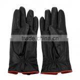 Women's Genuine Sheepskin Leather Winter Warm Simple Fashion Style Lined Gloves With Mink Fur Ball thumbnail-4