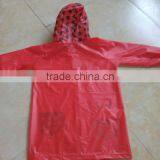 Kids PVC Red Cartoon Raincoat for School and Kindergarten thumbnail-1