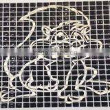 Cusotm Colorful Beaty Rose Flower Laser Cut Engraving Design Iron On Nailhead Metal Transfer Design For T-shirt thumbnail-6