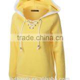 Winter Fashion Pullover Sweatshirt Draw String Hoodies Raglan Long Sleeve Blouse thumbnail-5