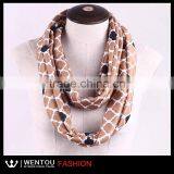 Wholesale Hot Sell Jersey Quatrefoil Infinity Scarf thumbnail-2