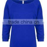 Next Level Apparel The Terry Raw Edge 3/4-Sleeve Raglan Tee - Made From 50% Cotton and 50% Polyester and Comes With Your Logo. thumbnail-5