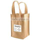 4 Bottle Wine Tote Bag - Fits 4 Wine Bottles, Features 20" Handles and Comes With Your Logo. thumbnail-3
