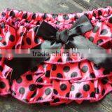 Cute Satin Baby Bloomer With Ruffle Diaper Cover Kids Bloomer With Bow BABY Diaper Cover Baby Satin Bloomer Kids Bloomer thumbnail-1