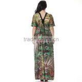 Summer Dress 2016 Vestido Casual Dress for Women Vintage Dress Ladies Sundress Plus Size Women thumbnail-2