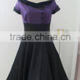 Wholesale Elegant Women Retro Rockabilly Swing Dress For Party Wear Plus Size 50s Dress thumbnail-1