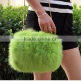 Fox Fur Fur Single Shoulder Bag thumbnail-1