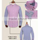 100% Cotton Carbon Peach Finishing Soft Handfeeling Checked Button up Made to Measure Custom Mens Dress Shirt thumbnail-1