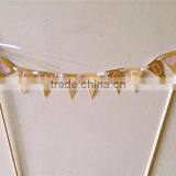 Vintage Cake Topper Cake Flags Baner/Bunting Engaged, Happy Birthday, Just Married thumbnail-3