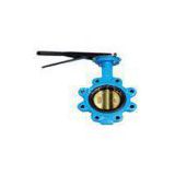 120 inch Flanged Butterfly Valve , DN50-3000 Stainless Steel Lug Type Butterfly Valve