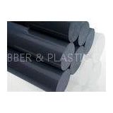 Black Recycle Plastic PVC Solid  Rod With Acid & Alkali Resistant , Nylon Round Bar