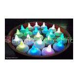 Water Floating Smokeless Electric LED Candles Flashing Seven Colors thumbnail-1