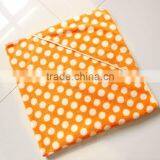 2015 China Supplier Plain Color Dot Microfiber Baby Hooded Towel thumbnail-6