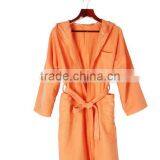 Women Hooded Microfiber Bathrobe