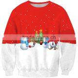 Snowmen Tree Christmas Unisex 3D Printed Sweatshirts/blue na Plus Size 3d Red Christmas Printed Hoodies
