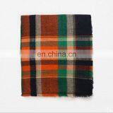 Autumn And Winter Warm Acrylic Plaid Scarf Squares thumbnail-4