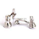 International Chess Knight and Pawn Silver Men Chess Cufflinks thumbnail-3