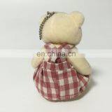 Girl Bear Toy With Skirt Cute Gift CE Plush Keychain thumbnail-3