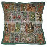 Patchwork Decor Pillow Cases Covers 16 Embroidered Ethnic Decorative Vintage Cases Indian Cushion Cover Embroidery Art Wholesale thumbnail-3