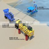 Mobile gold mining trommel plant for alluvial gold placer
