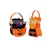 Hot Sale Felt Pumpkin Bag With Halloween Kid Gift thumbnail-2
