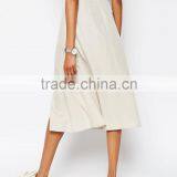 Soft Wrap Midi Skirt With Splice. Custom Skirt, Women Clothes Guangzhou OEM,china Factory thumbnail-2
