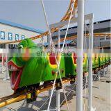 Outdoor Amusement Park Electric Train Ride Slide Worm Mini Roller Coaster for Sale thumbnail-6