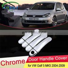 for Volkswagen VW Golf 5 MK5 V Rabbit 1K GTI 2004 2005 2006 2007 2008 2009 Chrome Door Handle Cover Trim Car Styling Accessories thumbnail-1
