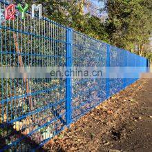 High Security Powder Coated Metal Double Wire Mesh Fence Panel thumbnail-5