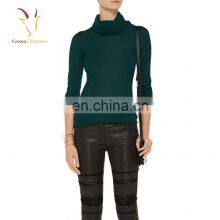 Lady Cashmere Turtleneck Sweater Model Sweater for Girls thumbnail-1
