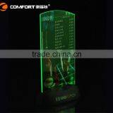 Plastic/Acrylic/ABS Material Acrylic Bar Led Menu Holder thumbnail-6