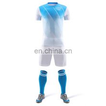 Top Quality 2021 Custom Soccer Jersey and Short Wholesale Soccer Uniform Set in Breathable Fabric