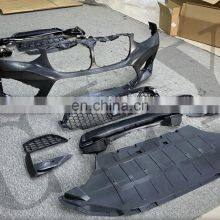 CLY Body Kits For BMW X3 G01 G08 Refit X3M Front Car Bumper Car Grille Diffuser Rear Lip Exhaust Pipe SS Tips thumbnail-3