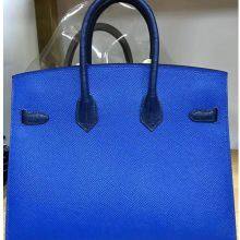 Europe And The United States New Small House Leather Platinum Bag Ladies First Layer Cowhide Handbag Crocodile Pattern Contrast Color Casual Bag thumbnail-4