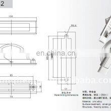 LS501-2 New Designed Chrome Plated Press Switch Zinc Alloy Cabinet Handles thumbnail-4