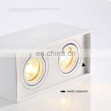 Rectangular Down Light Aluminium Surface Mounted Ceiling Down Light GU10 Double Heads LED Spot Light thumbnail-2