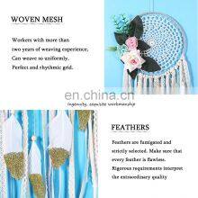 New Design Handmade Dream Catcher Wind Chimes Macrame Home Hanging Craft Gift Big Everlasting Flower Preserved Dream Catcher thumbnail-5