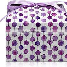 Custom Bridesmaid Proposal Wedding Birthday Candy Gift Treat Box With Lids and Ribbons for Present