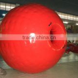 1.0mm TPU/PVC high quality red color inflatable zorb ball for inflatable zorb ball track