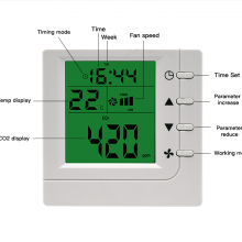 Real Time Monitoring Air Quality Data Temperature and CO2 RS485 Ventilation System Fresh Air Controller thumbnail-5