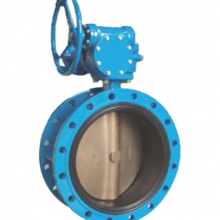 Flanged Concentric Disc Butterfly Valve With PTFE Lining for Chemical Processing Applications thumbnail-1