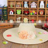 Summer Beach Wide Brim Straw Hat Women's Summer Fashion Straw Hat thumbnail-3