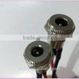 5.5x2.1mm 2PIn Female Mount Power Jack Socket To 0.8mm Tab Wire Harness thumbnail-3