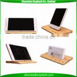 New Arrivel CM-10 Bamboo Mobile Phone Name Card Holder Stand Mount thumbnail-5
