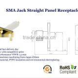 SMA Connector,Female Straight Panel Receptacle Coaxial Connector