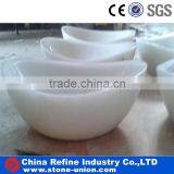 Beautiful White Marble Bathroom Sink thumbnail-5