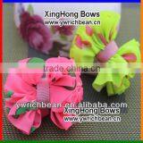 new styles! hot-sales handmade kids shabby flower with clip !cute girl hair flower clips ! hair flower clips for kids SF-183